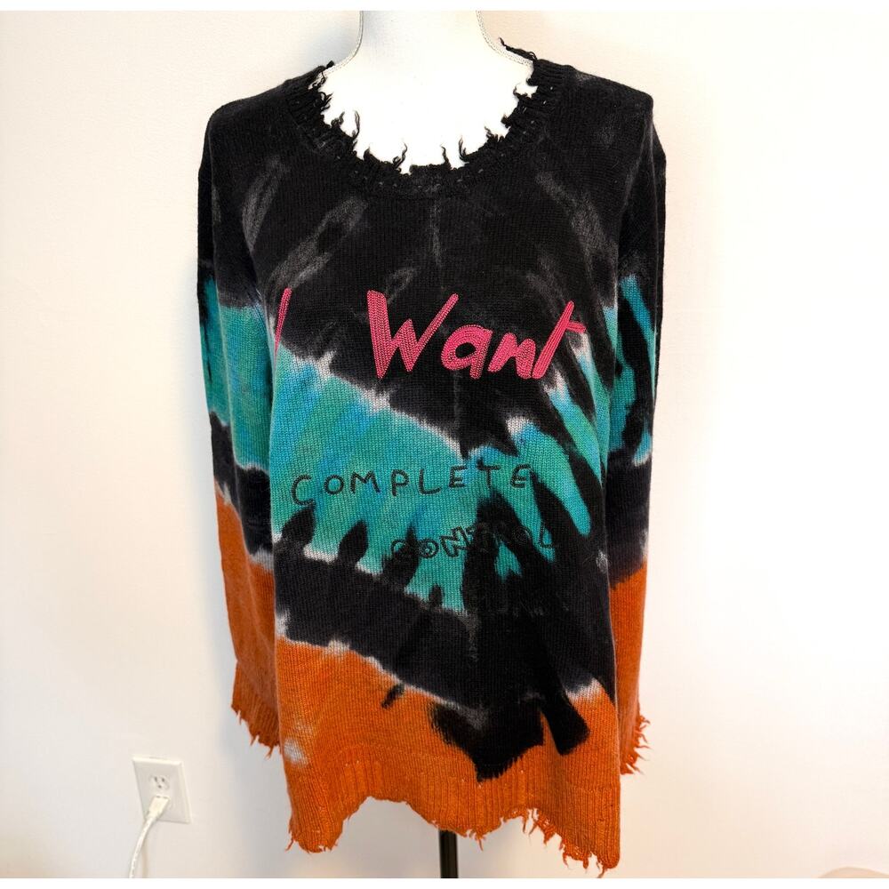 Free People x Sandrine Rose Cashmere Wool I Want Complete Control Sweater Small - Picture 3 of 16